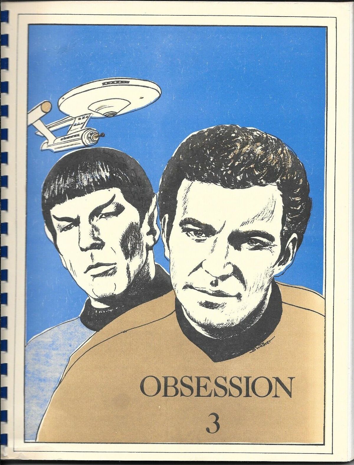 This is a Star Trek fanzine titled “Obsession 3” published in 1984. Source: Pinterest 